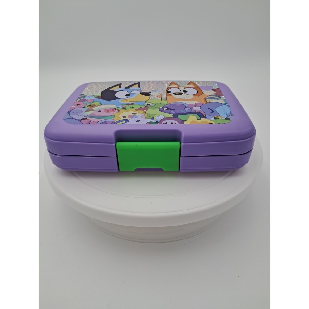 Bluey Bento Lunch Box Purple Leak Proof BPA Free Kids School Food Container NEW - Picture 6 of 8